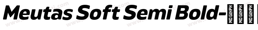 Meutas Soft Semi Bold字体转换